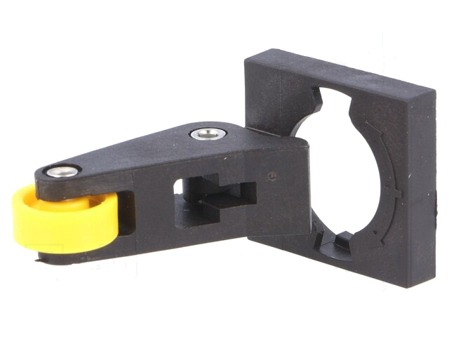 Aandrijfkop; hendel R 20mm, roller van kunststof Ø13mm Aandrijfkop; hendel R 20mm, roller van kunststof Ø13mm